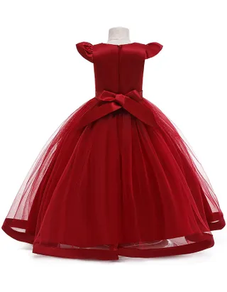 ALLOVIN Sequins Tulle Party Dress