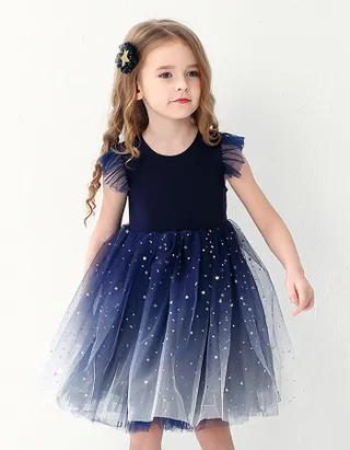 Starry Night Birthday Party Dress