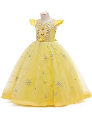 ALLOVIN Sequins Tulle Party Dress